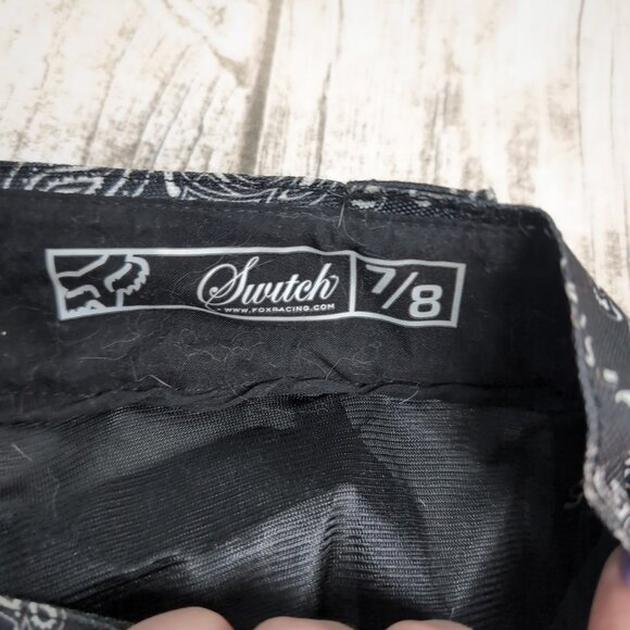 Fox Racing Switch Paisley Print Motocross Pants Women Size 7/8 - Picture 4 of 10